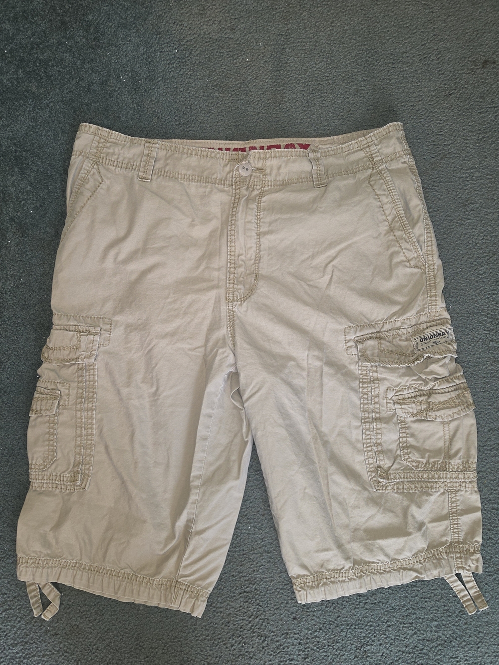 UNIONBAY Men's Cargo Shorts - Light Khaki
